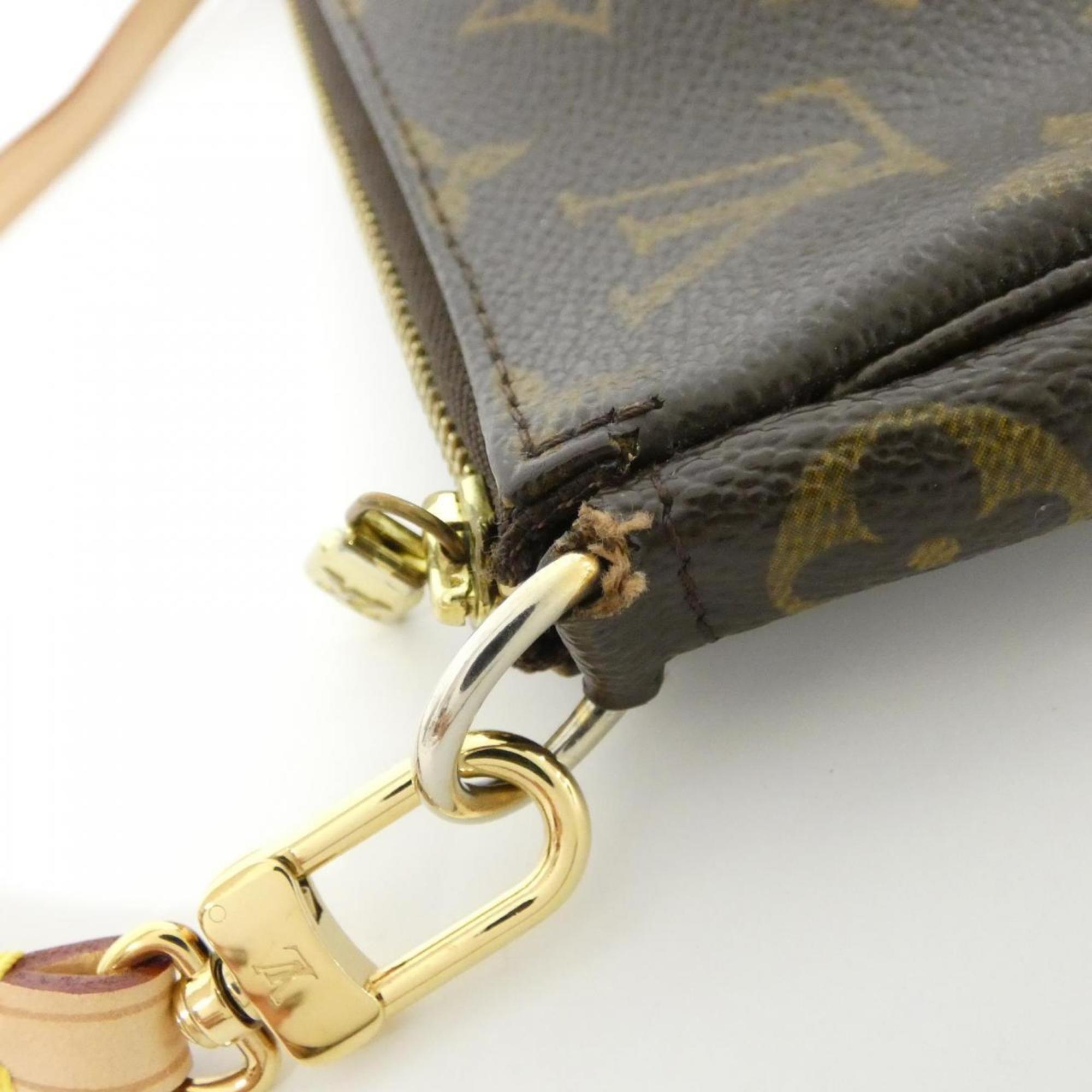 Louis Vuitton Monogram Panda Marron Coated Canvas Pochette