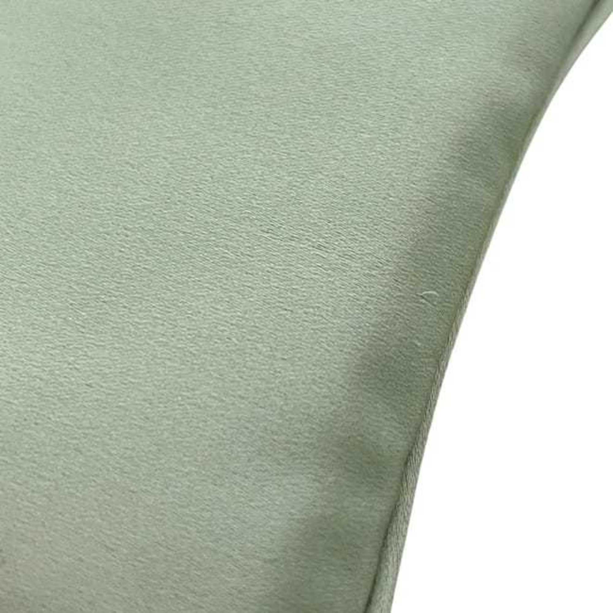 Prada Light Green Satin Pouch