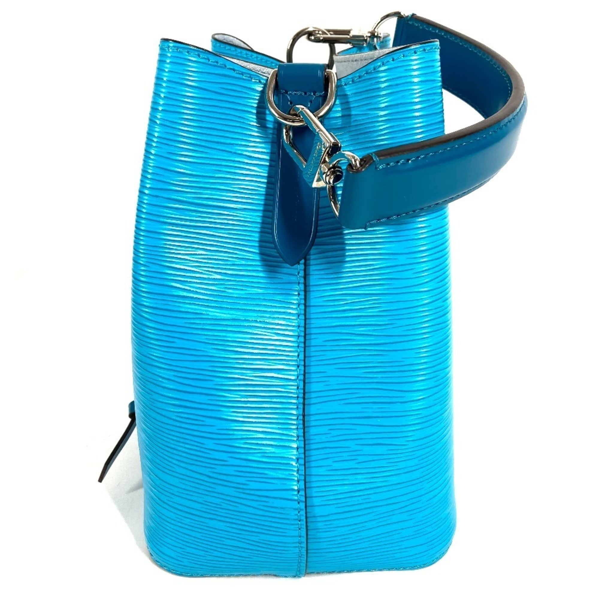 Louis Vuitton Blue Turquoise Epi Leather Handbag Shoulder Bag