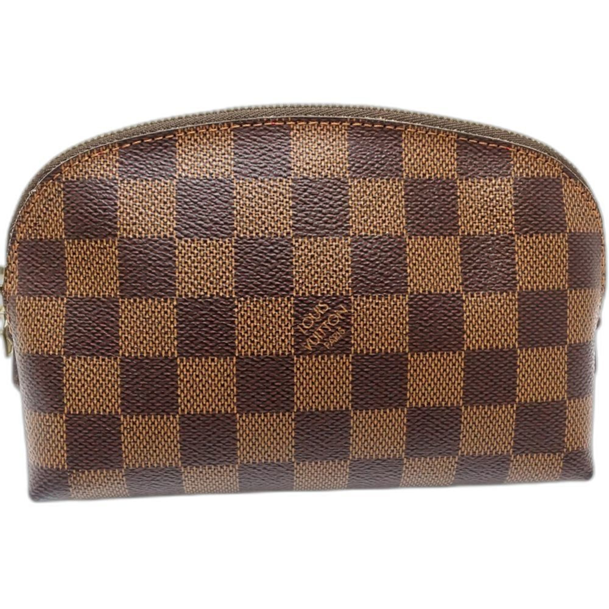 Louis Vuitton Brown Ebene Canvas Pouch
