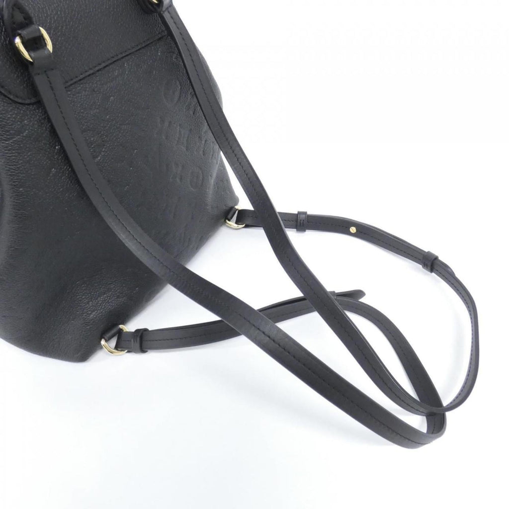Louis Vuitton Black Leather Backpack