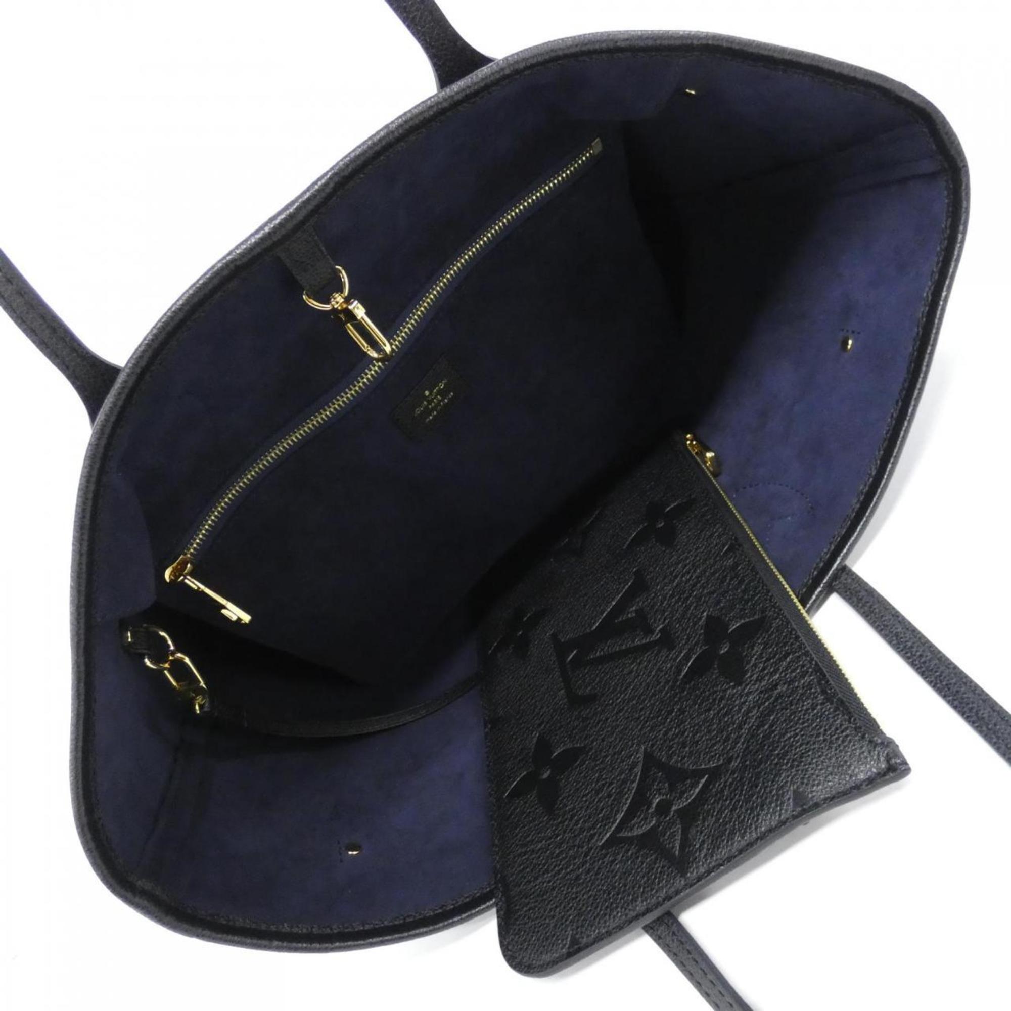 Louis Vuitton Black Leather Handbag