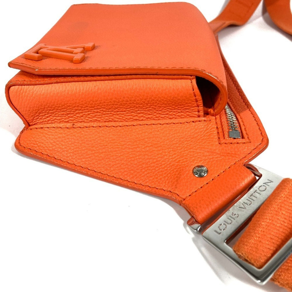 Louis Vuitton Orange Leather Fanny Pack Shoulder Bag