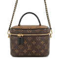 Louis Vuitton Noir Monogram Reverse Monogram Handbag