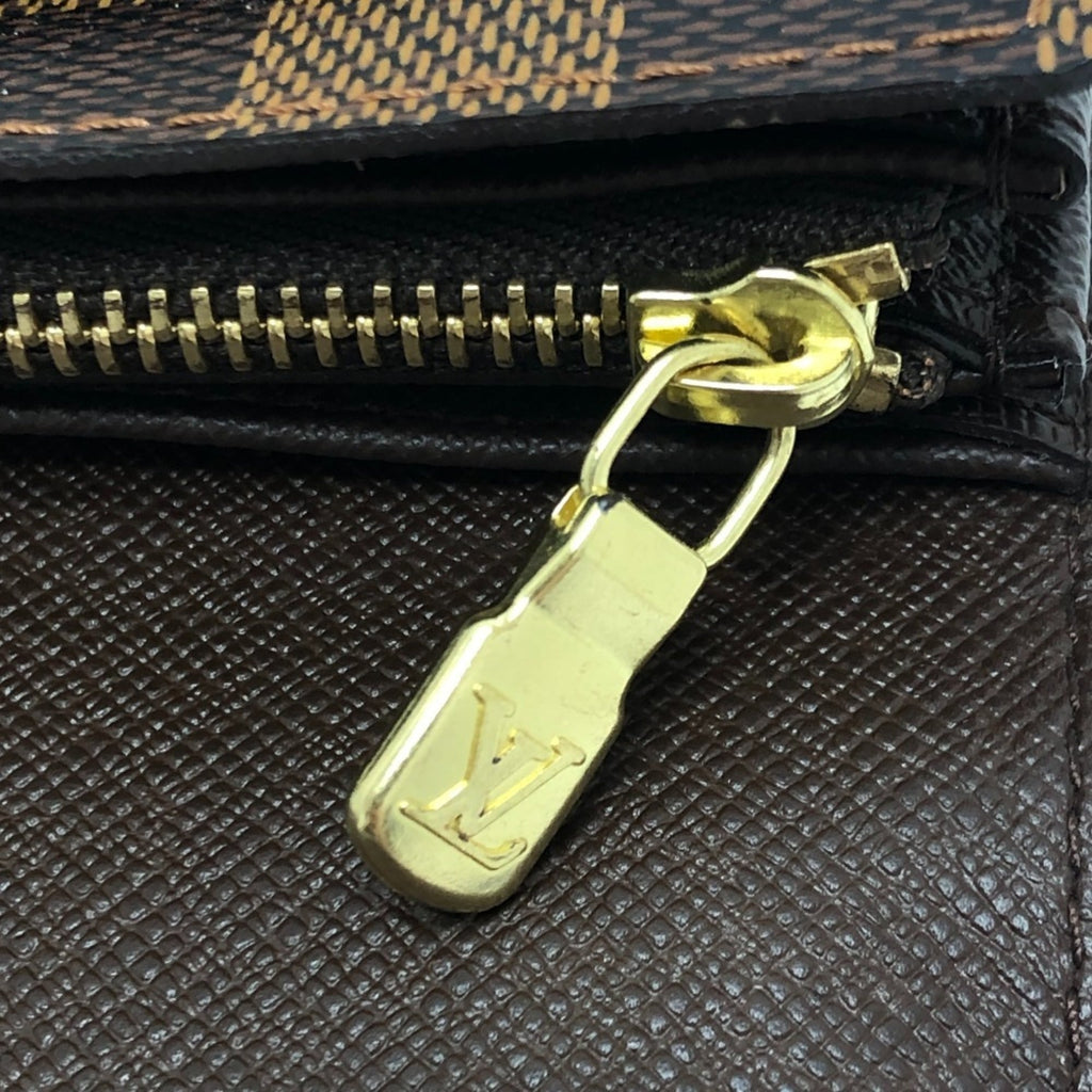 Louis Vuitton Damier Brown Ebene Damier Canvas Long Wallet