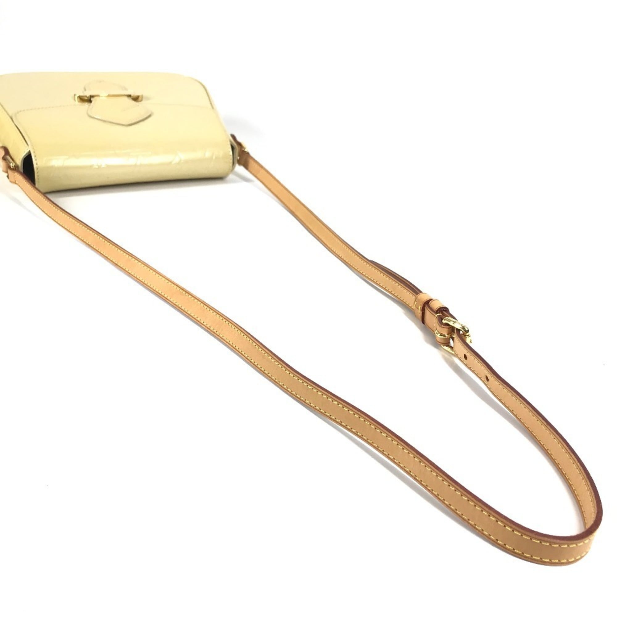 Louis Vuitton Yellow Monogram Vernis Shoulder Bag