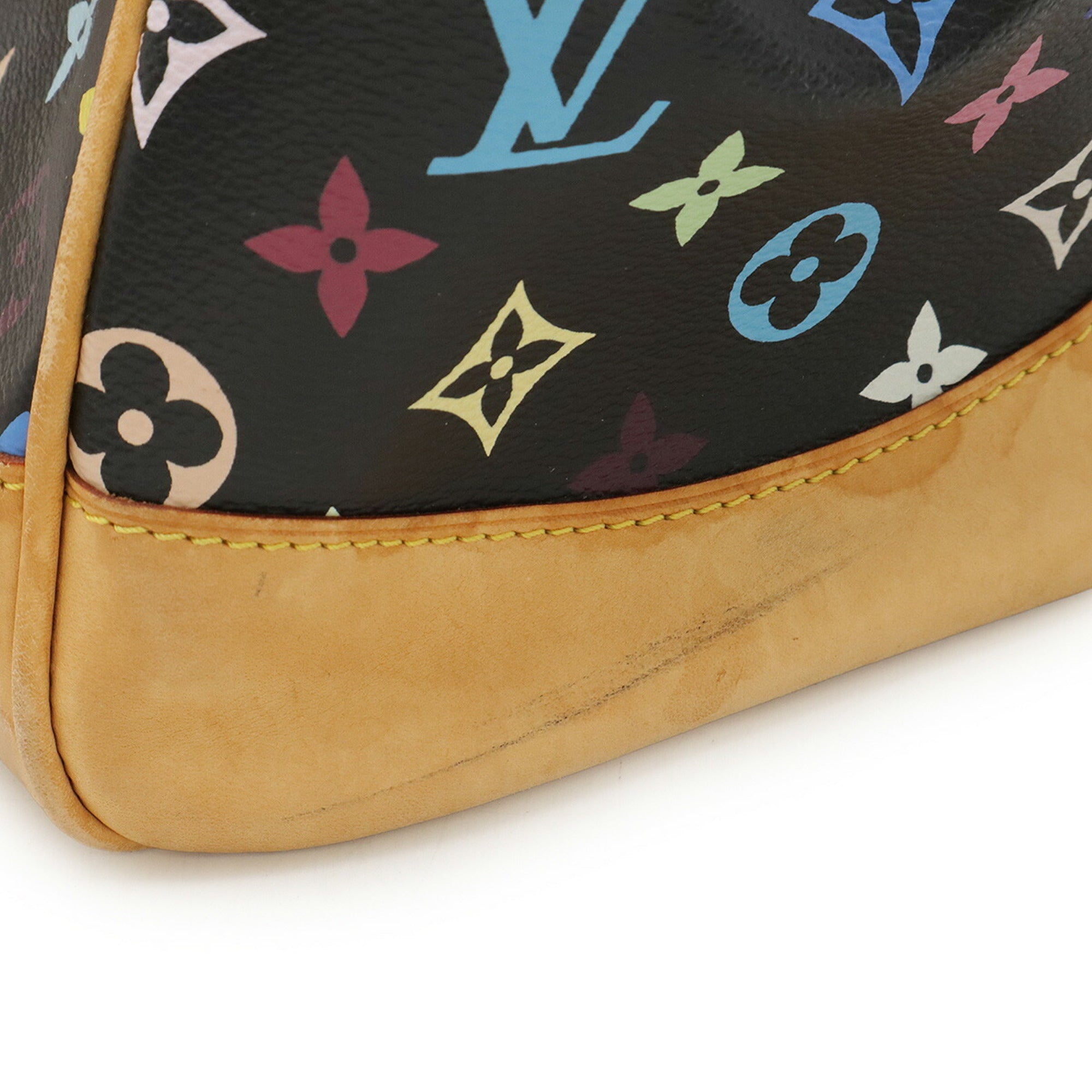 Louis Vuitton Black Multi-Color Noir Monogram Multicolore Shoulder Bag