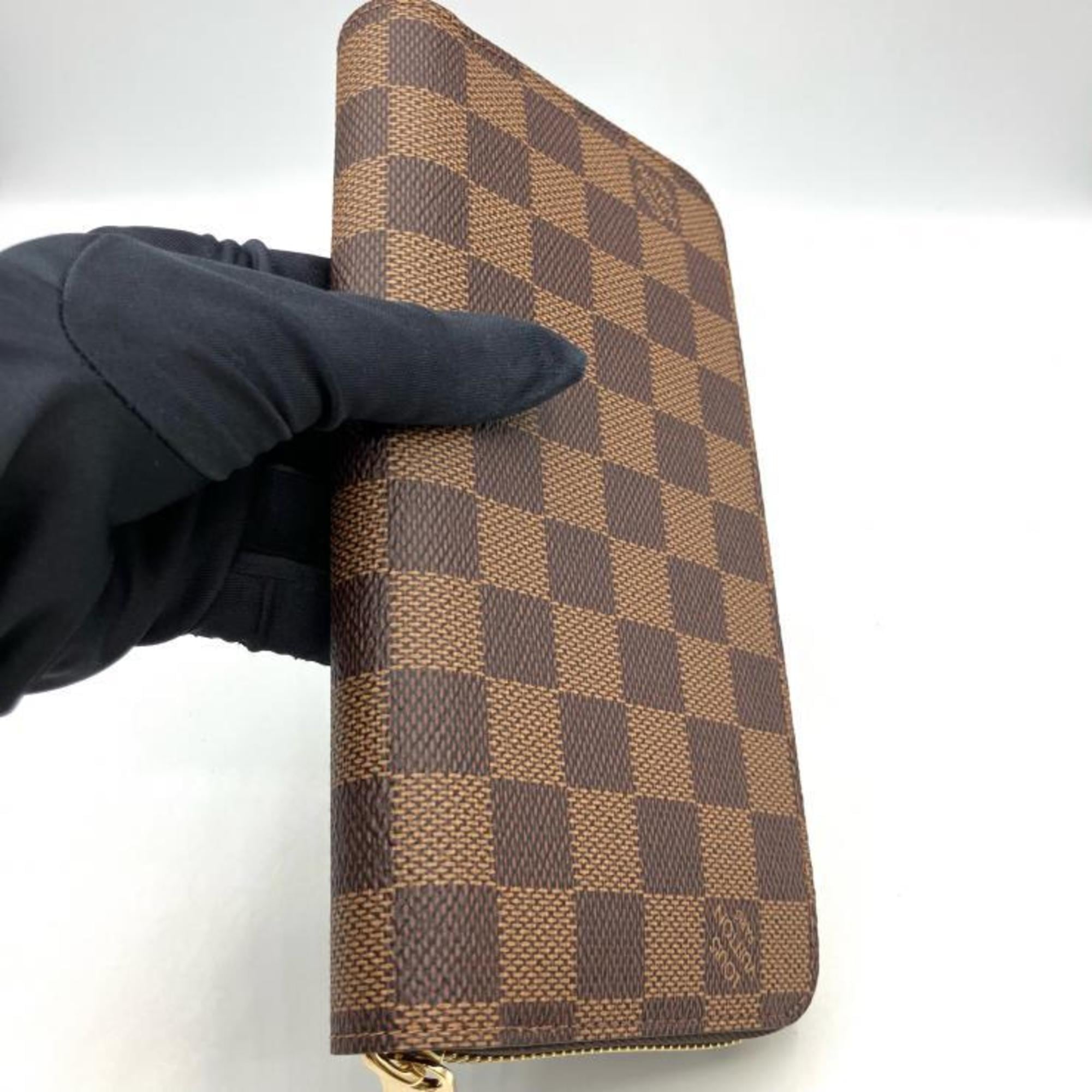 Louis Vuitton Brown Damier Canvas Damier Canvas Long Wallet