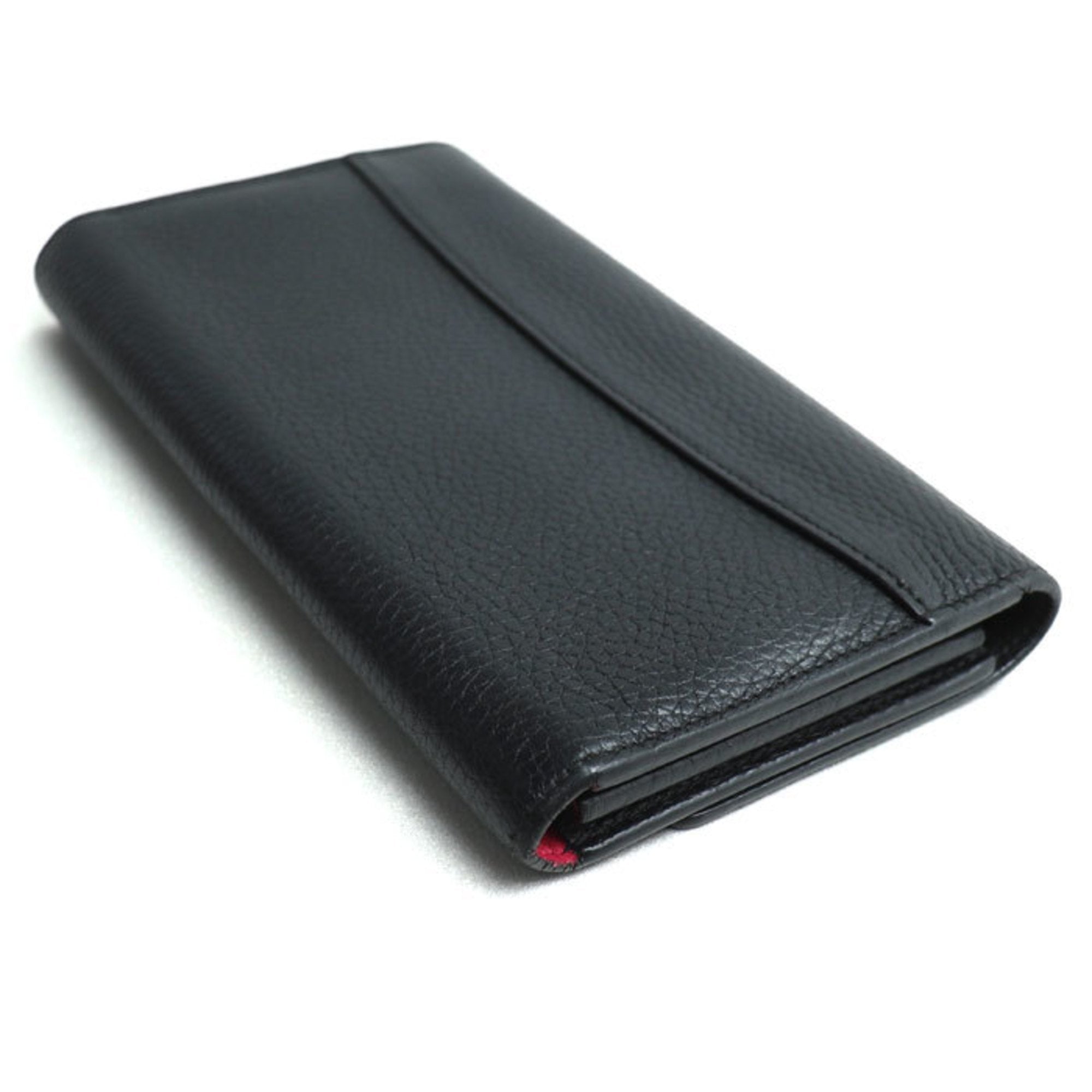 Louis Vuitton Black Leather Long Wallet