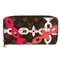 Louis Vuitton Monogram Bay Brown Pink Monogram Long Wallet