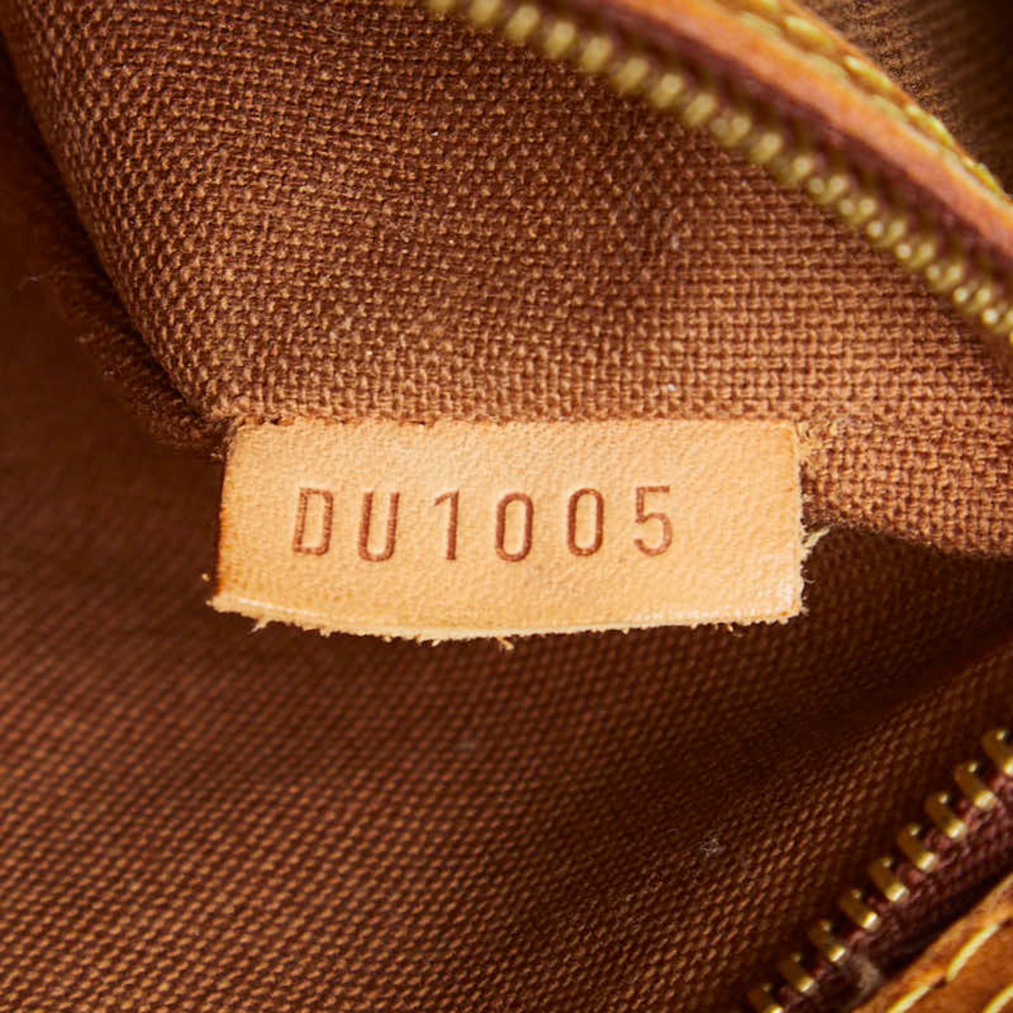 Louis Vuitton Brown Pvc Shoulder Bag Tote Bag
