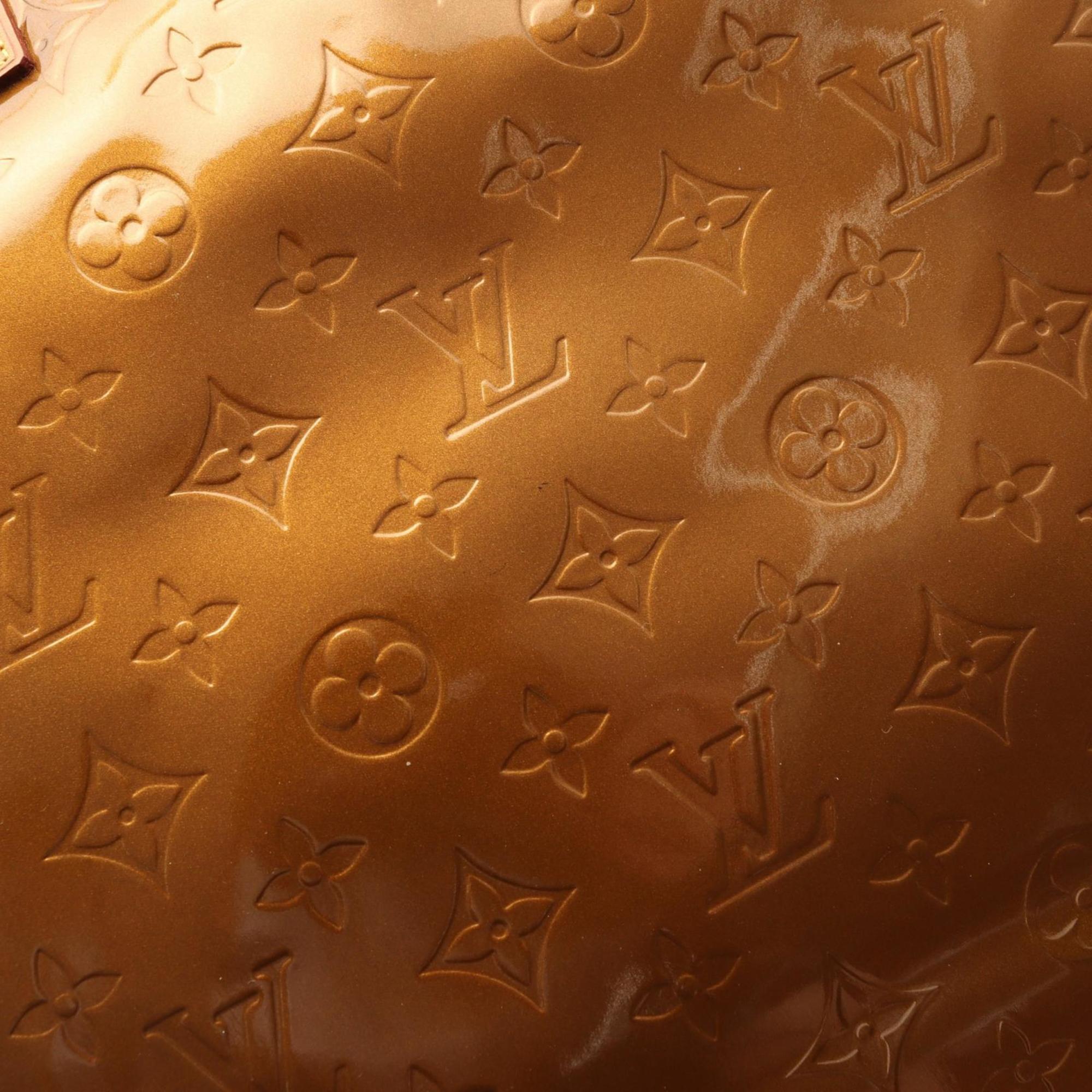 Louis Vuitton Bronze Brown Leather Tote Bag