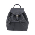 Louis Vuitton Black Leather Backpack