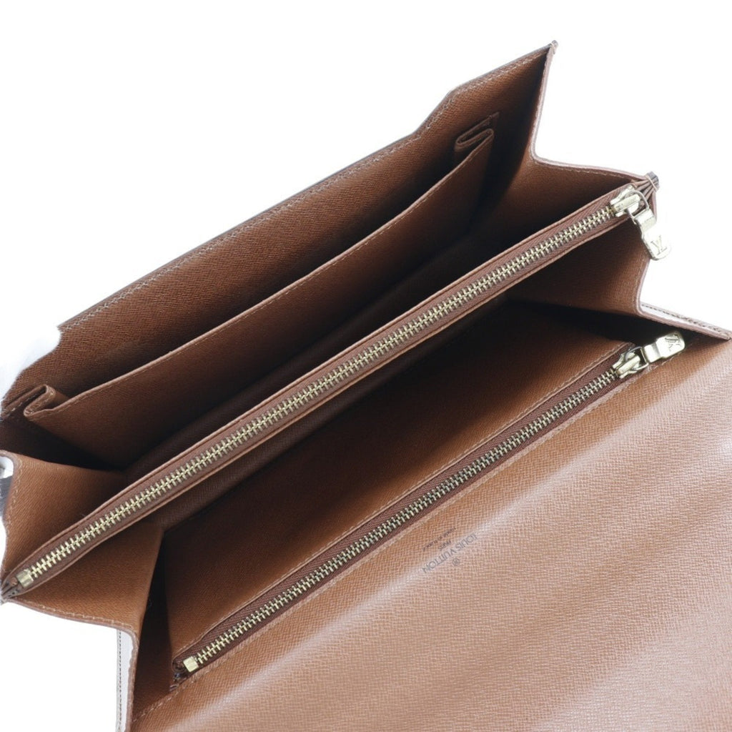 Louis Vuitton Brown Monogram Canvas Handbag