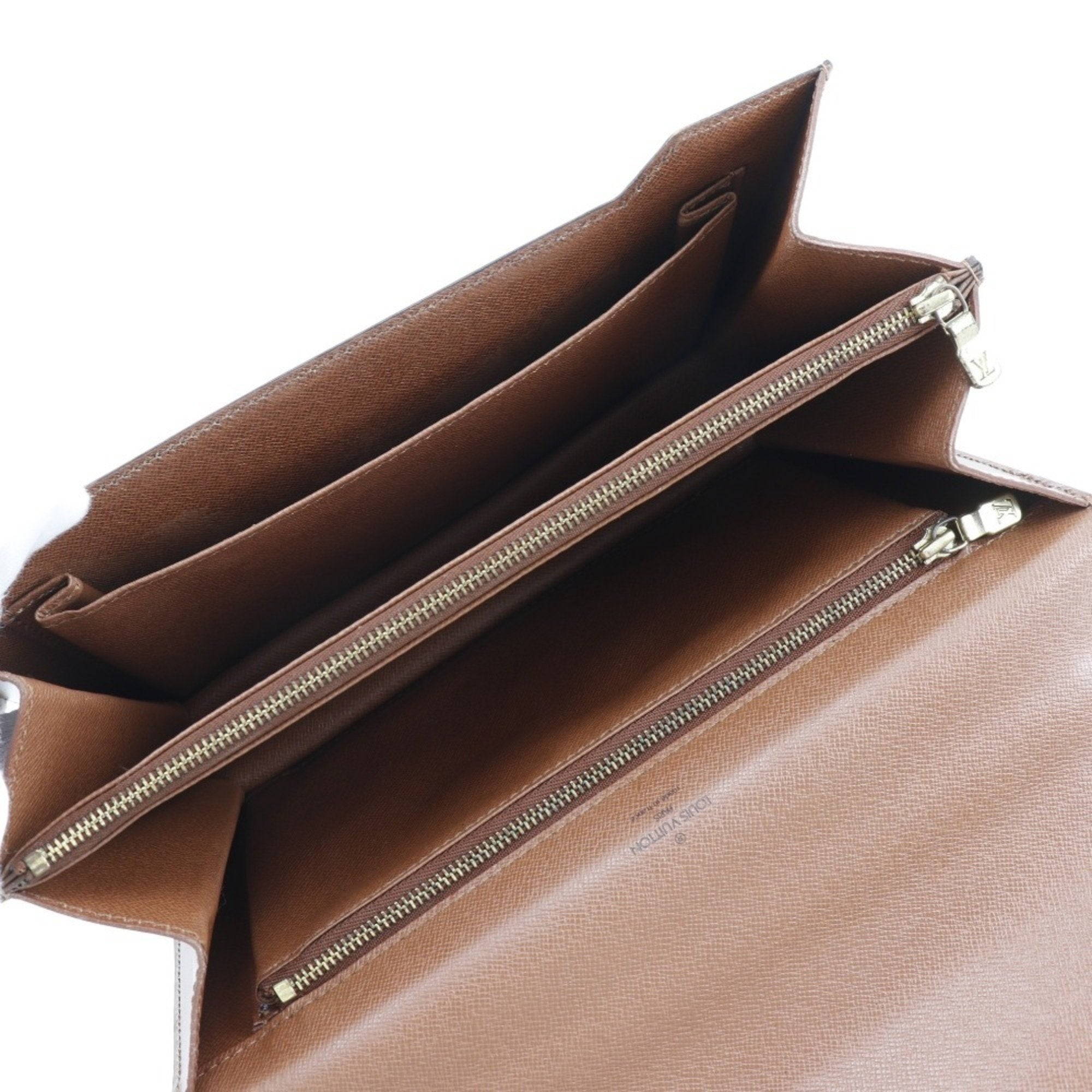 Louis Vuitton Brown Monogram Canvas Handbag