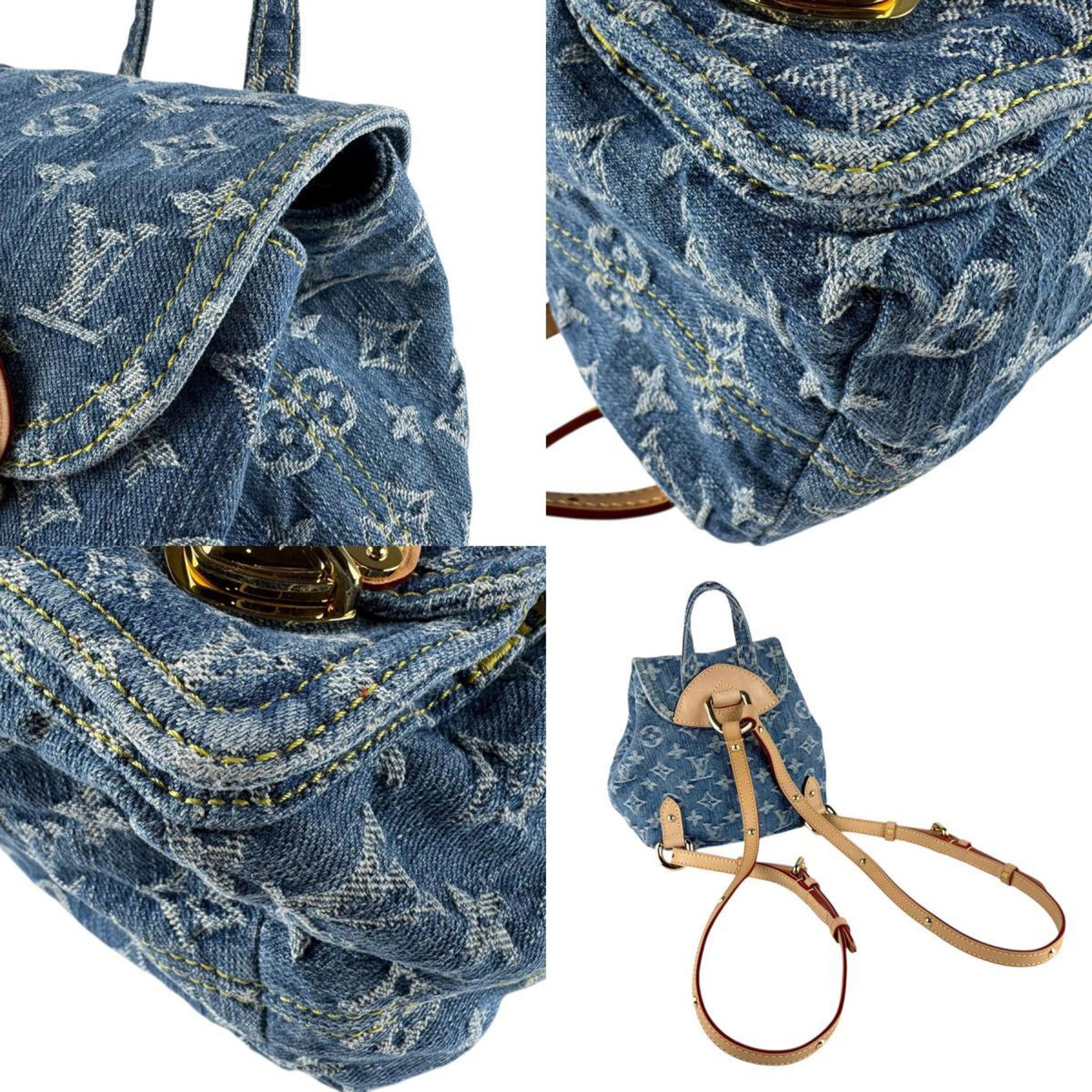 Louis Vuitton Blue Monogram Denim Backpack