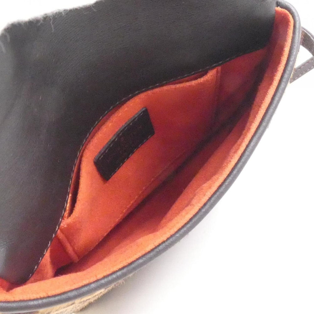 Louis Vuitton Brown Leather Shoulder Bag