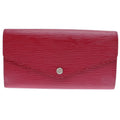 Louis Vuitton Fuchsia Pink Pink Epi Leather Long Wallet