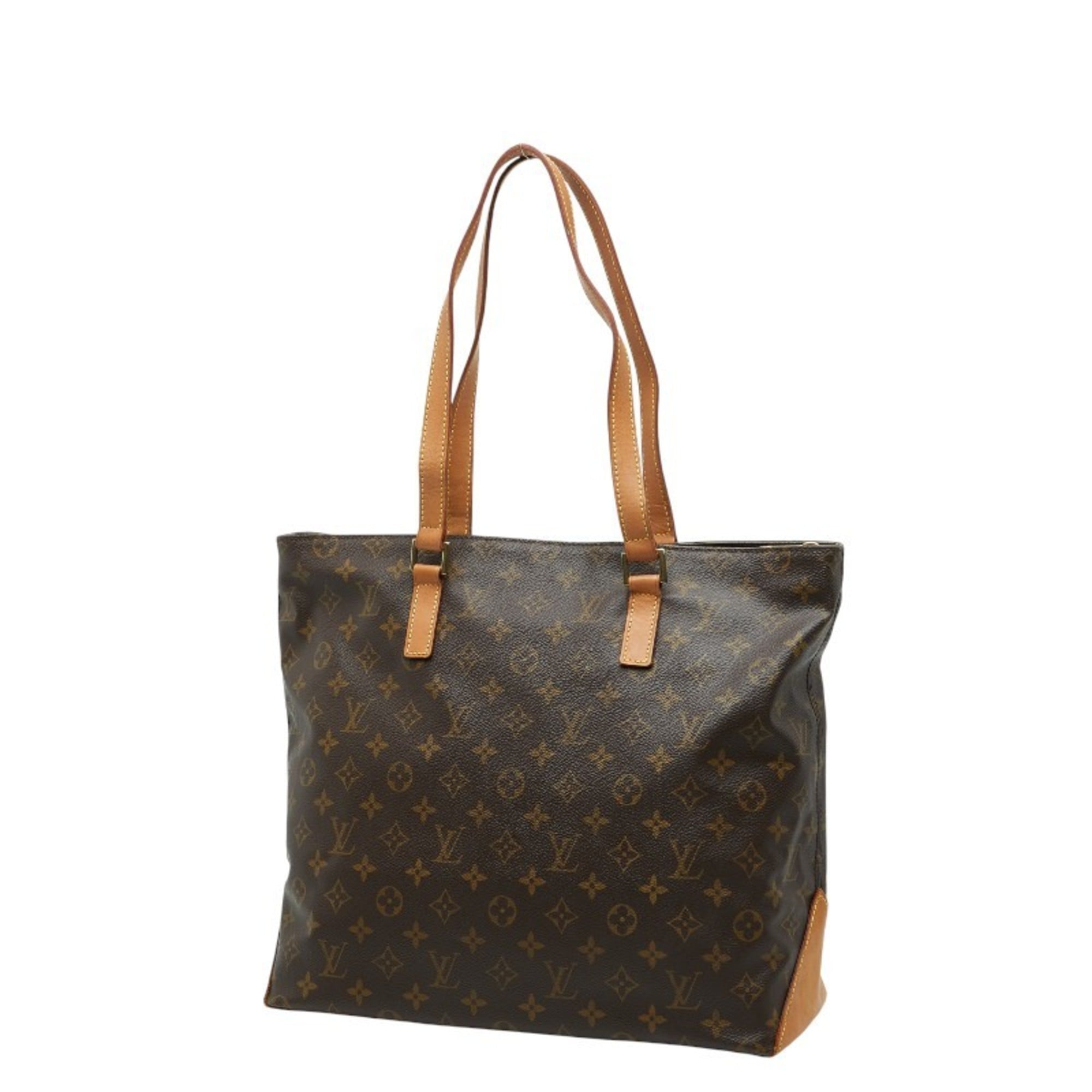 Louis Vuitton Brown Pvc Shoulder Bag Tote Bag