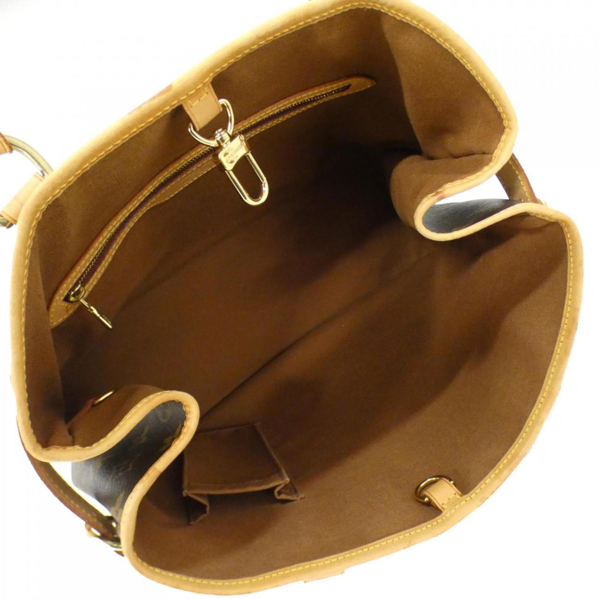 Louis Vuitton Marron Monogram Coated Canvas Handbag