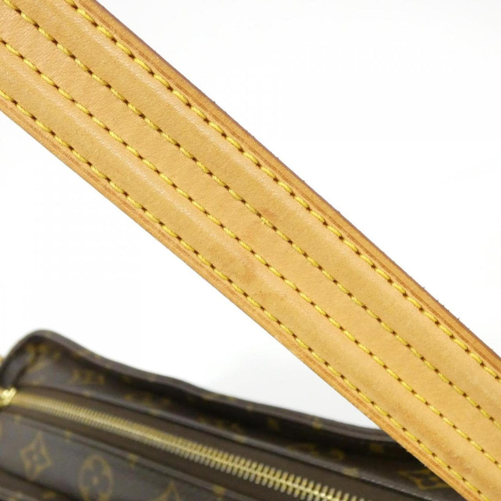 Louis Vuitton Brown Coated Canvas Shoulder Bag