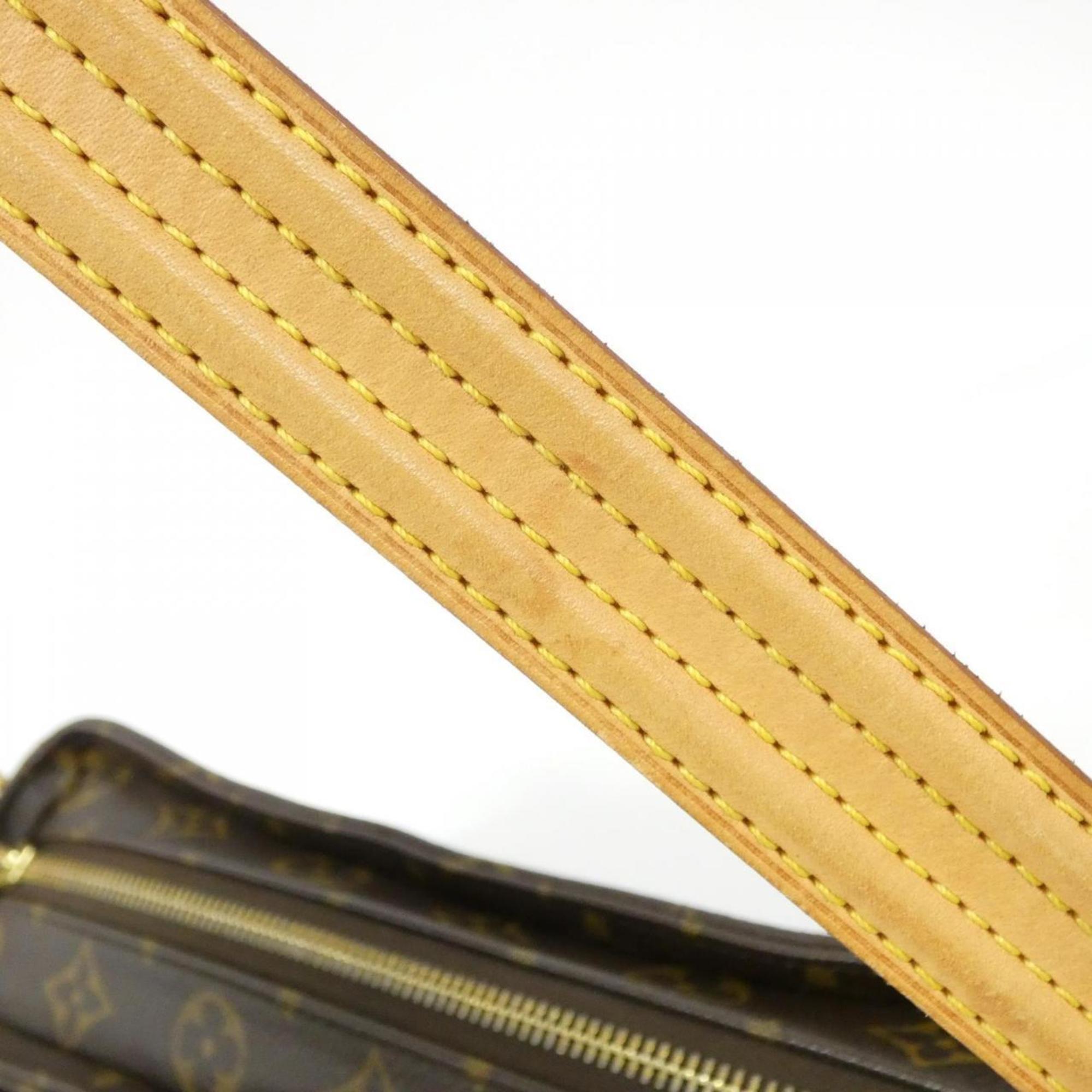 Louis Vuitton Brown Coated Canvas Shoulder Bag