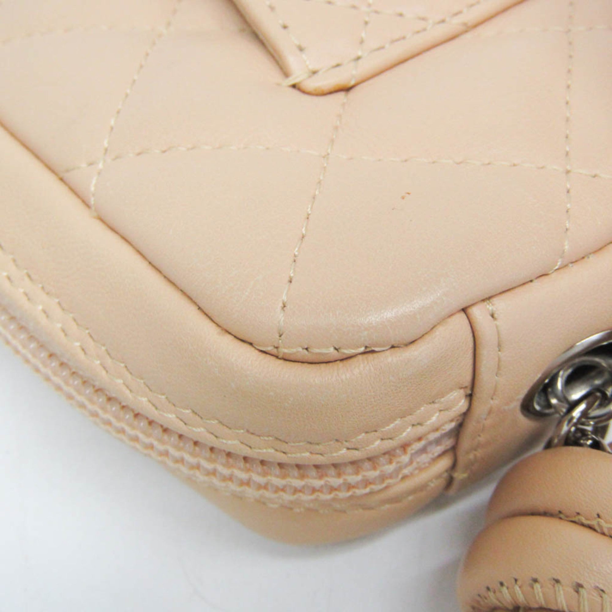 Chanel Ligne Cambon Light Beige Leather Handbag