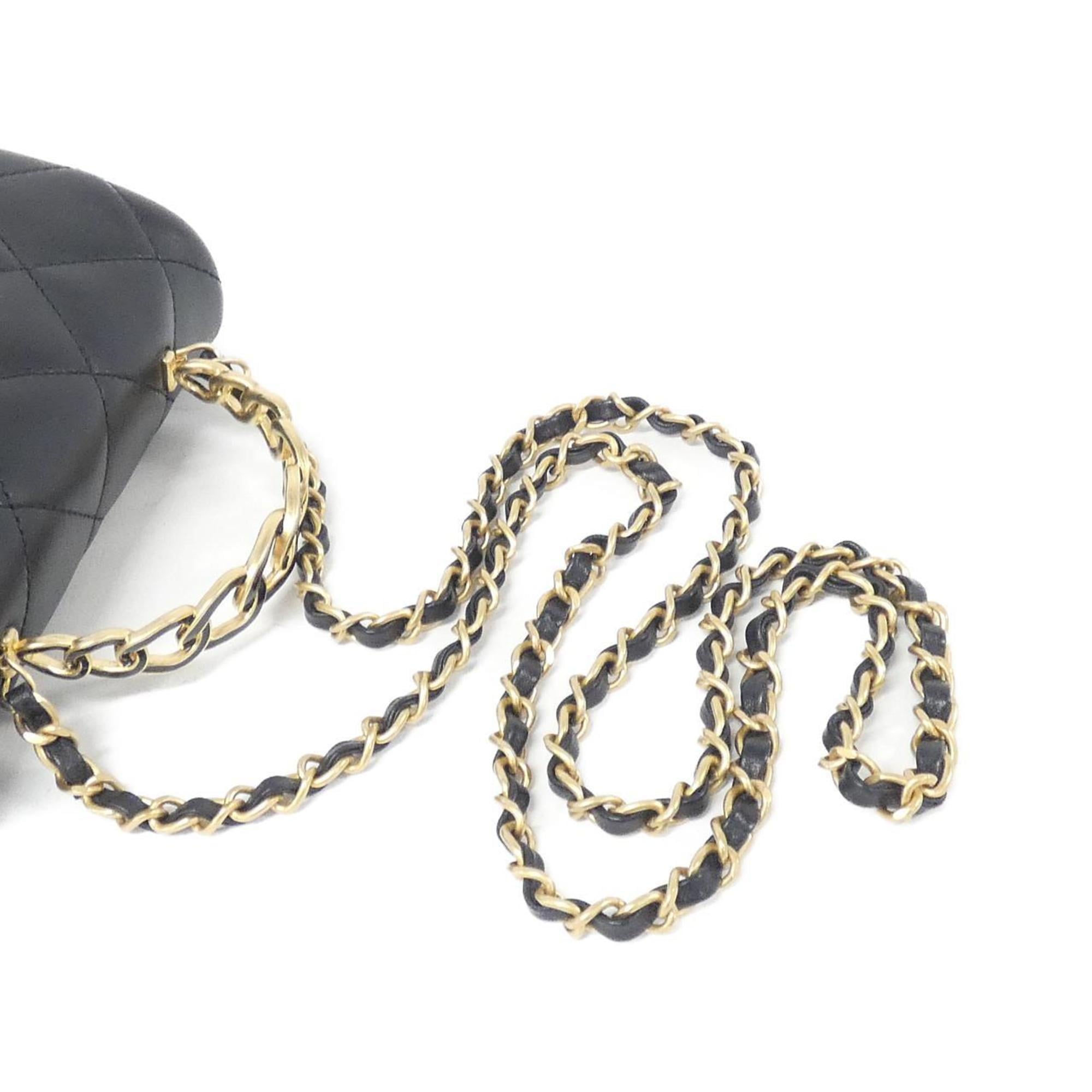Chanel Black Leather Handbag