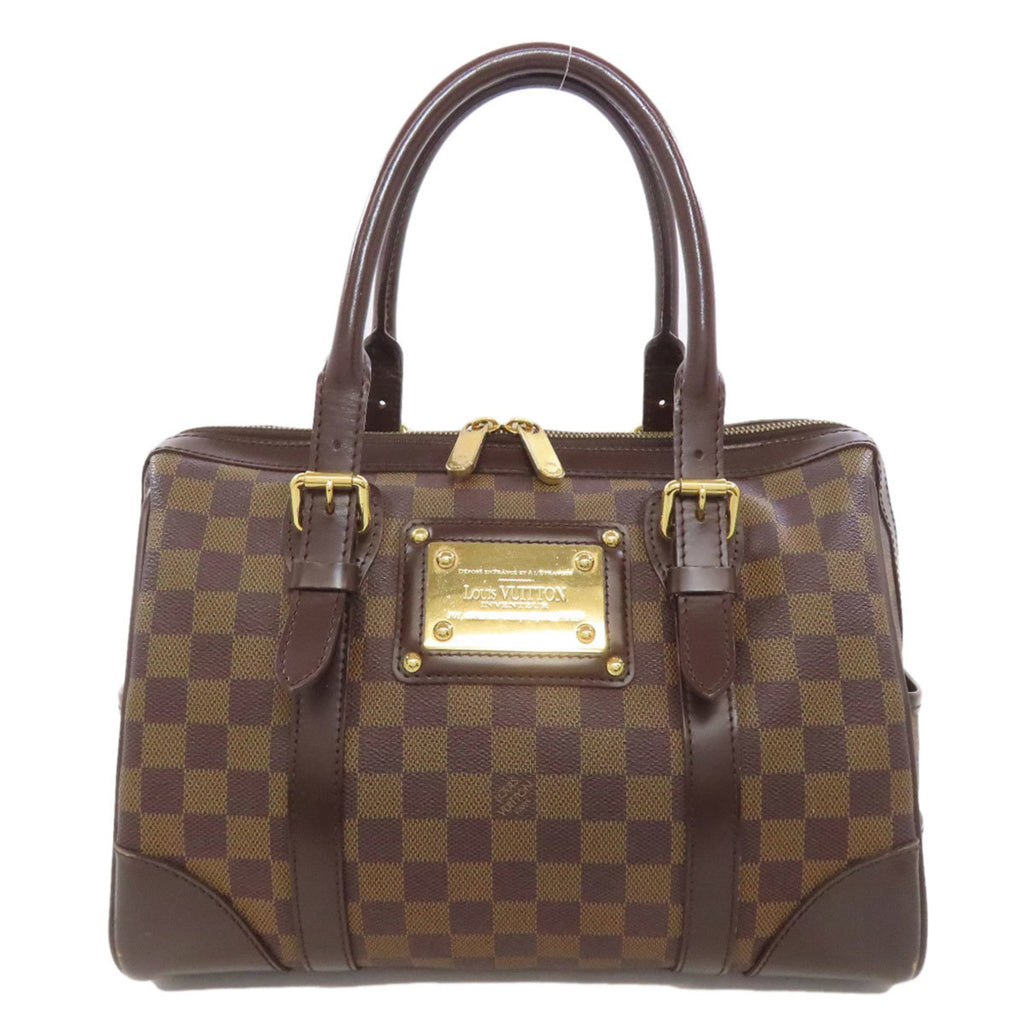 Louis Vuitton Brown Ebene Damier Canvas Boston Bag