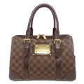 Louis Vuitton Brown Ebene Damier Canvas Boston Bag