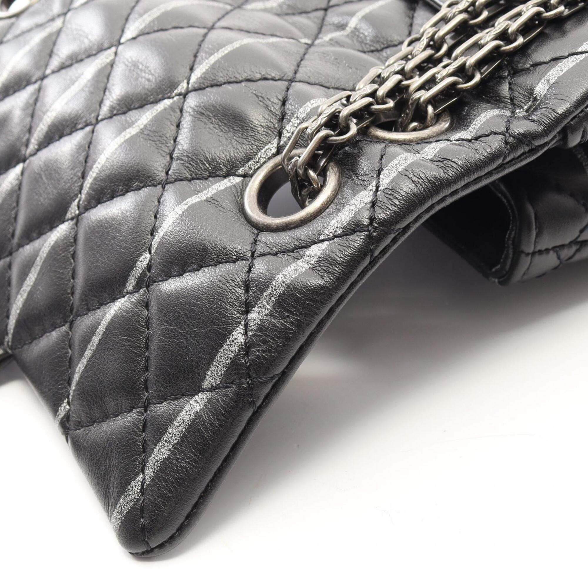 Chanel Black Leather Handbag Shoulder Bag