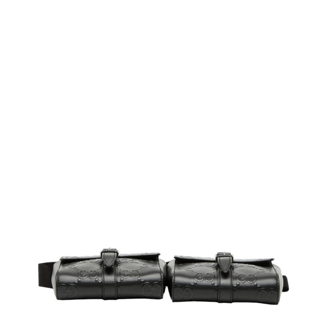 Gucci Black Leather Fanny Pack (Pre-Owned)