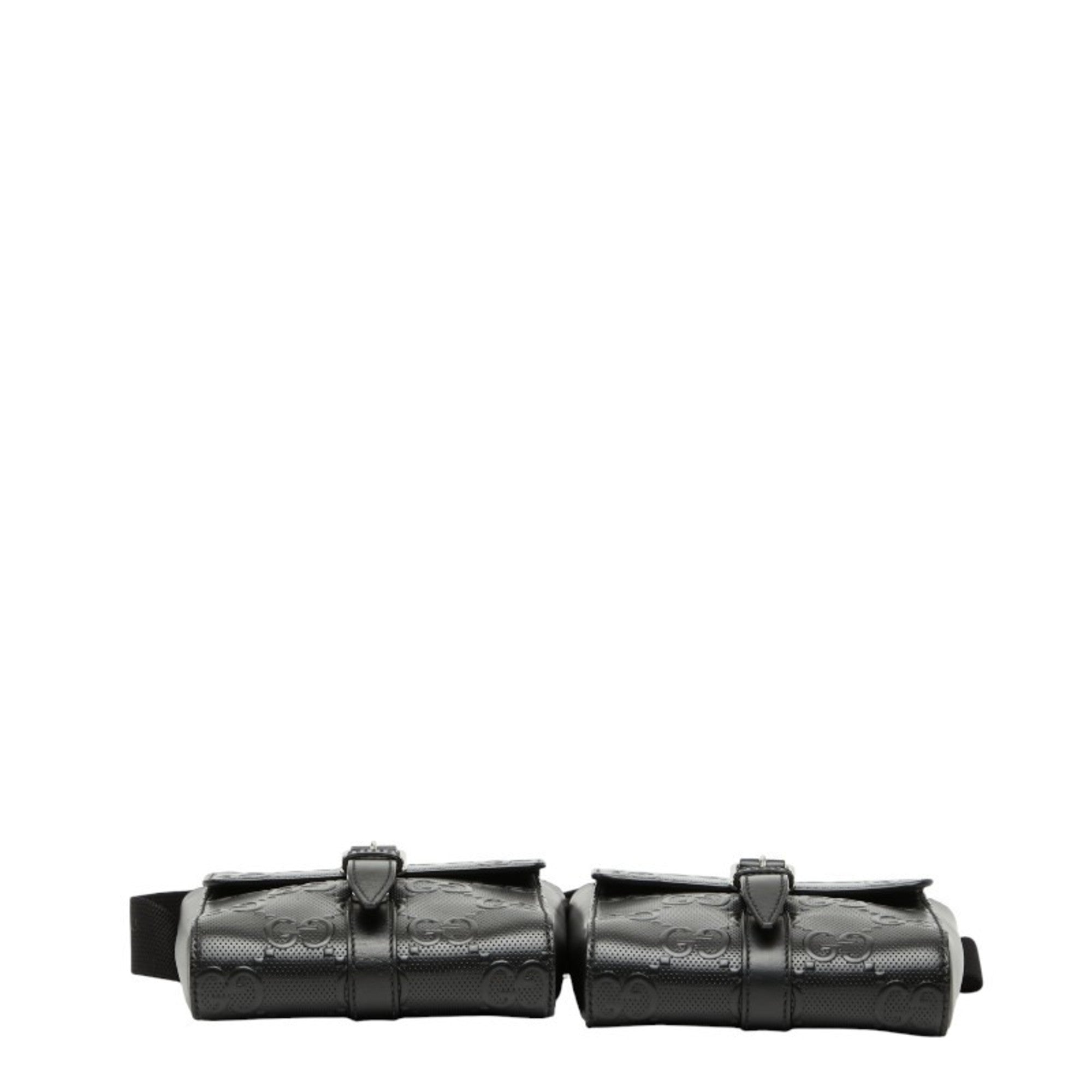 Gucci Black Leather Fanny Pack (Pre-Owned)