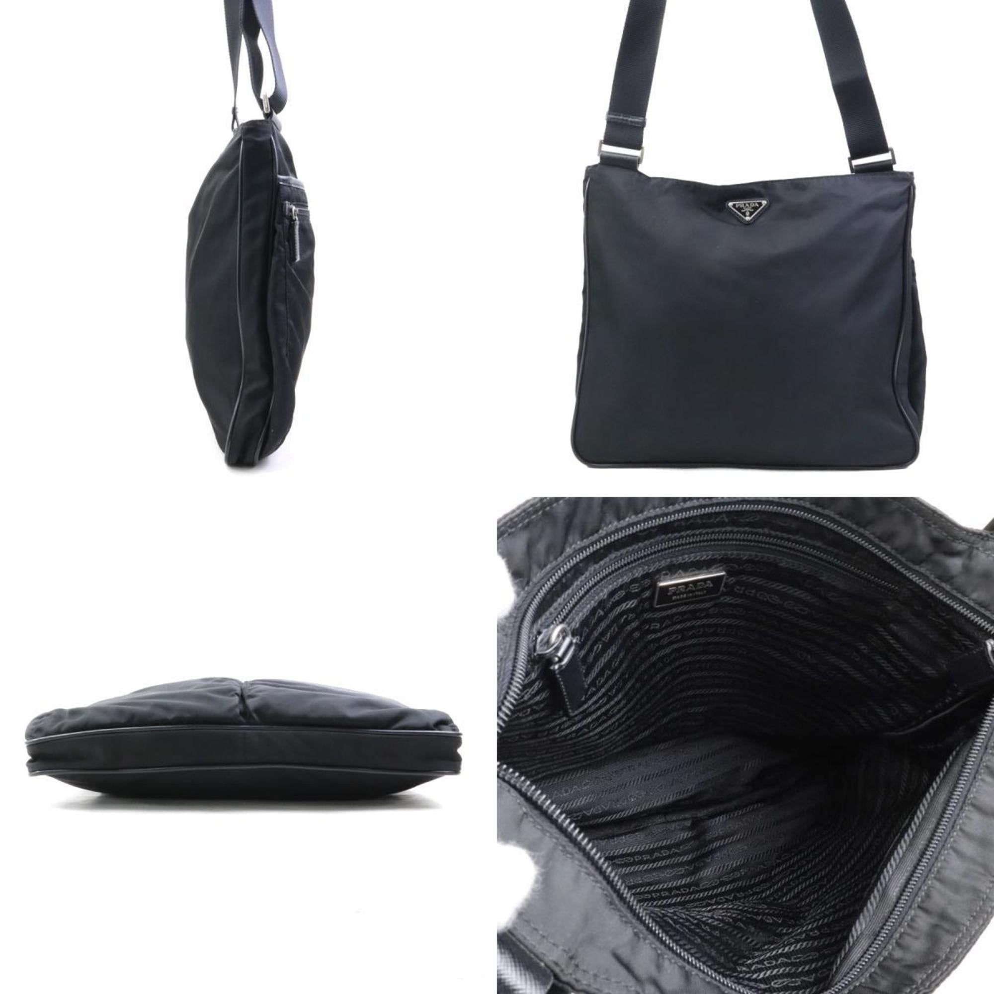 Prada Black Nylon Shoulder Bag