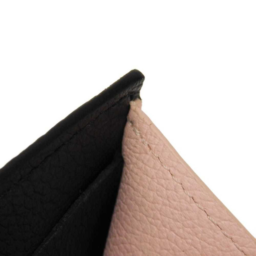 Louis Vuitton Noir Rose Tricolor Leather Wallet (Tri-Fold)