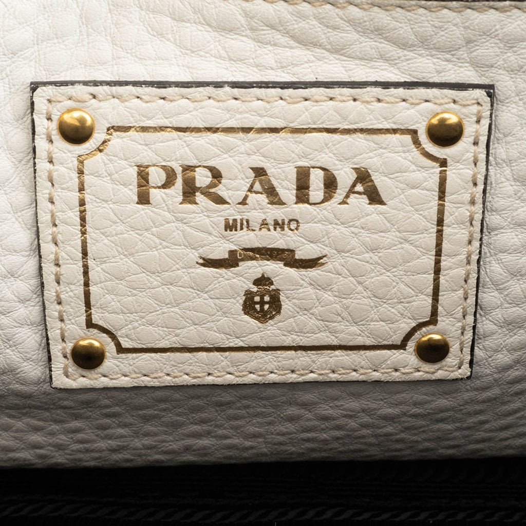 Prada White Leather Handbag