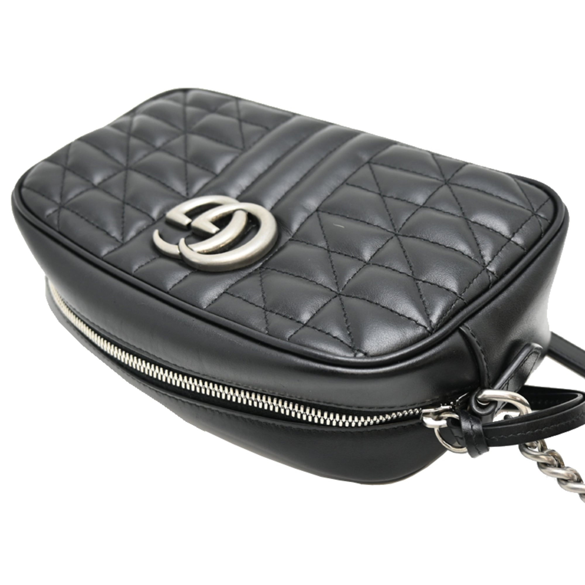 Gucci Black Leather Shoulder Bag (Pre-Owned)