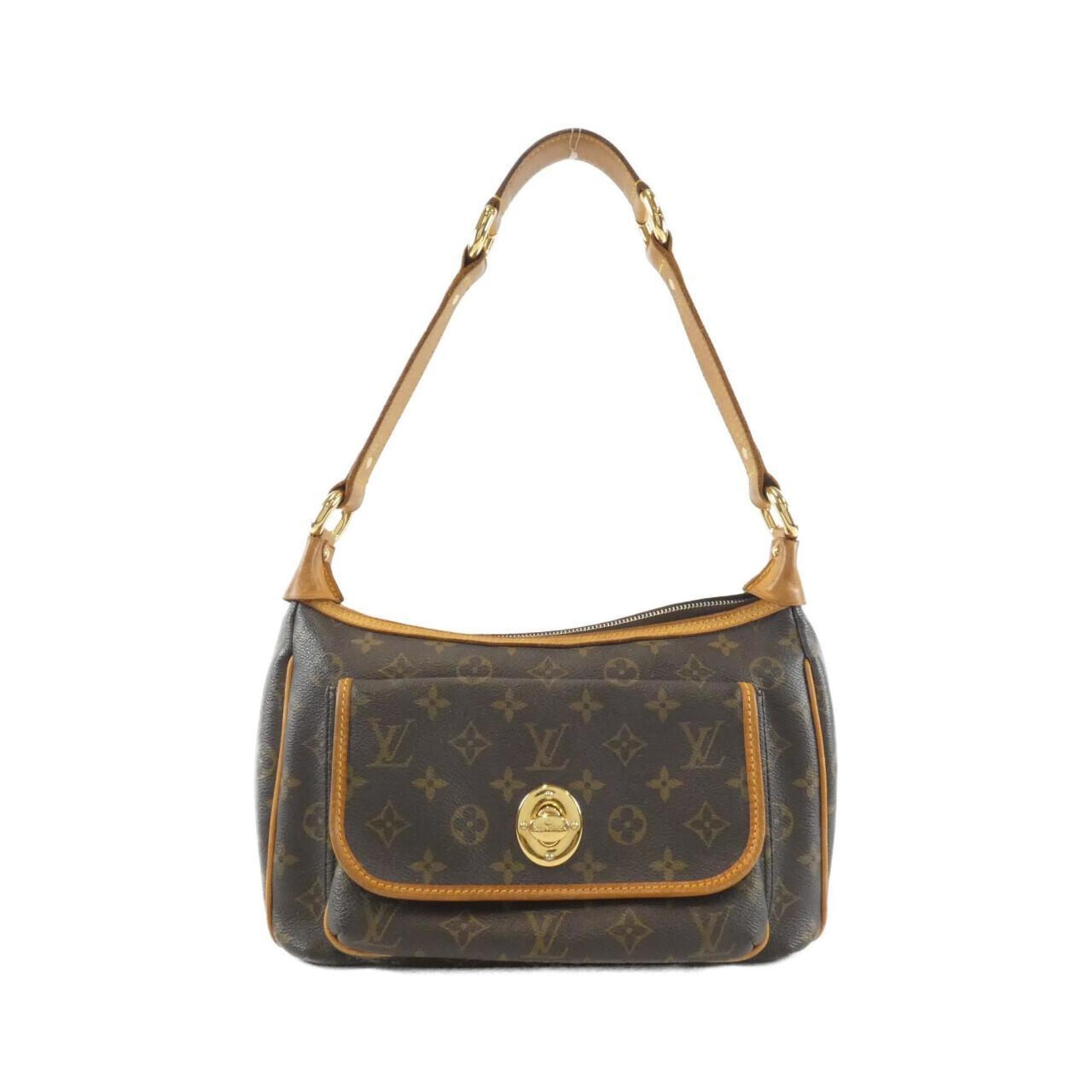 Louis Vuitton Marron Coated Canvas Shoulder Bag
