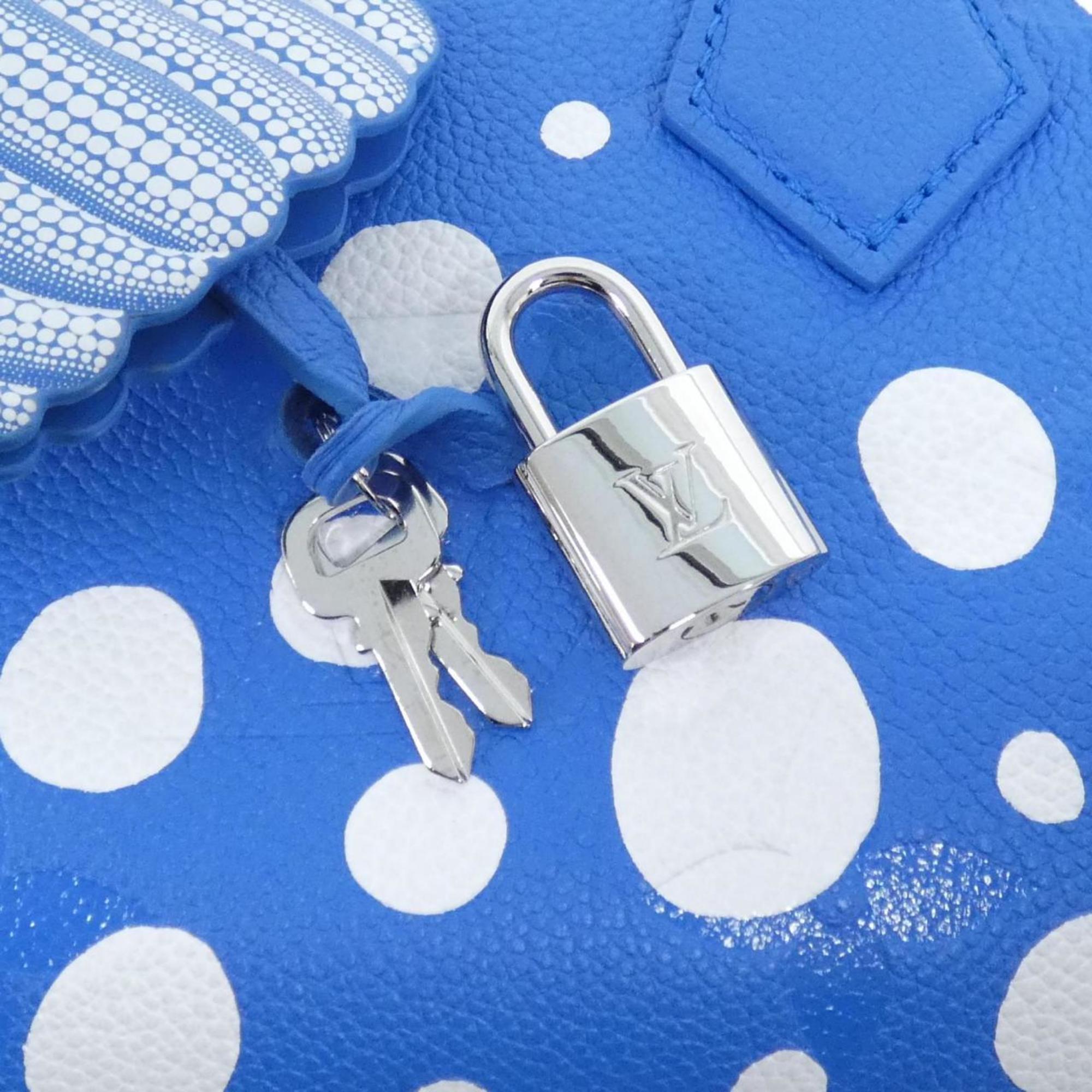 Louis Vuitton Blue Leather Shoulder Bag