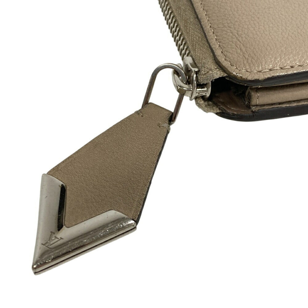 Louis Vuitton Parnassea Beige Leather Long Wallet