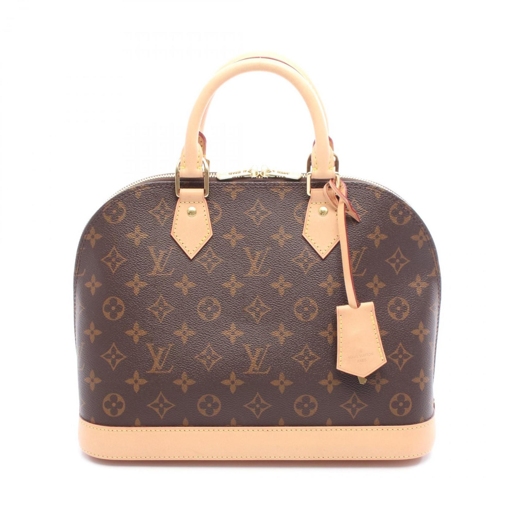 Louis Vuitton Brown Monogram Coated Canvas Handbag