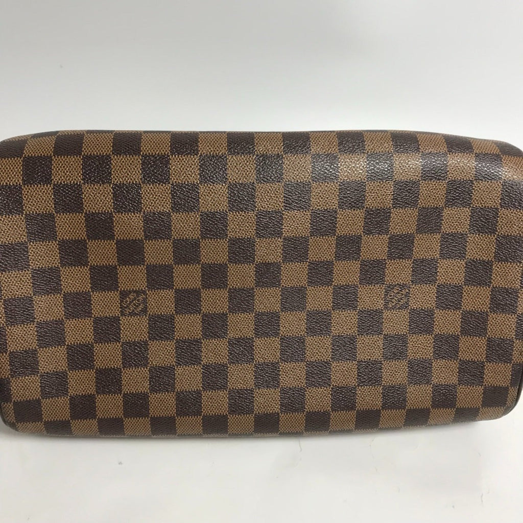 Louis Vuitton Brown Damier Canvas Ebene Damier Canvas Boston Bag Handbag