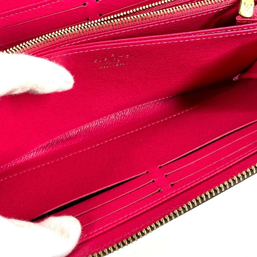 Louis Vuitton Monogram Bay Brown Pink Monogram Long Wallet