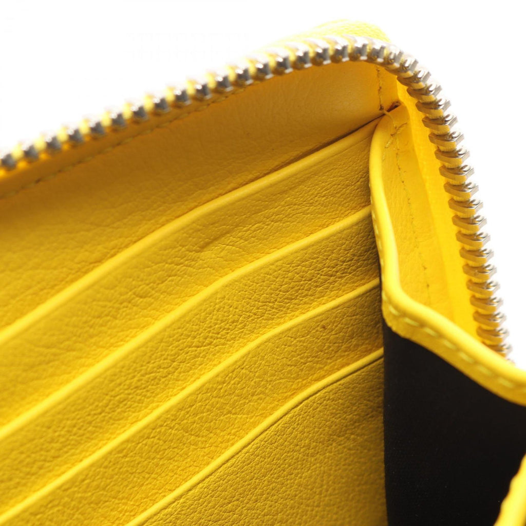 Balenciaga Yellow Leather Long Wallet (Bi-Fold)