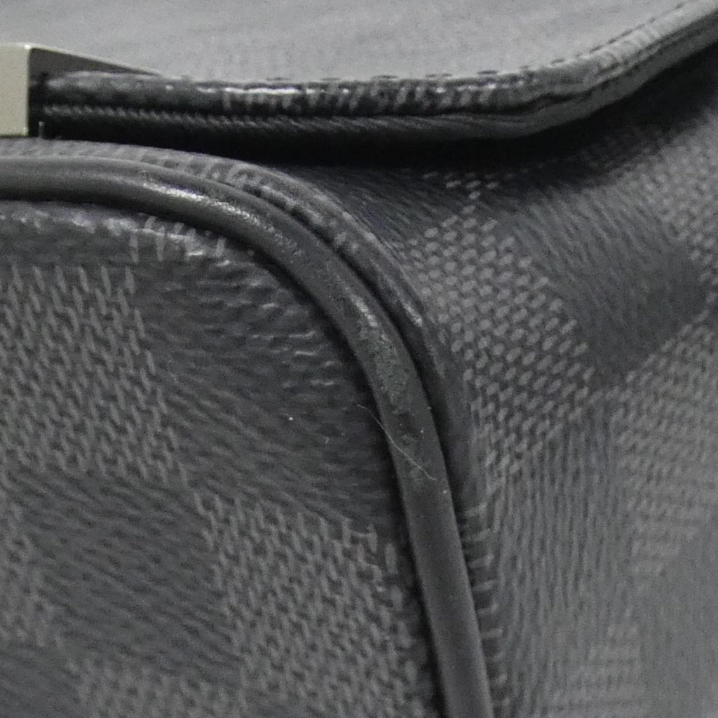 Louis Vuitton Graphite Gray Coated Canvas Shoulder Bag