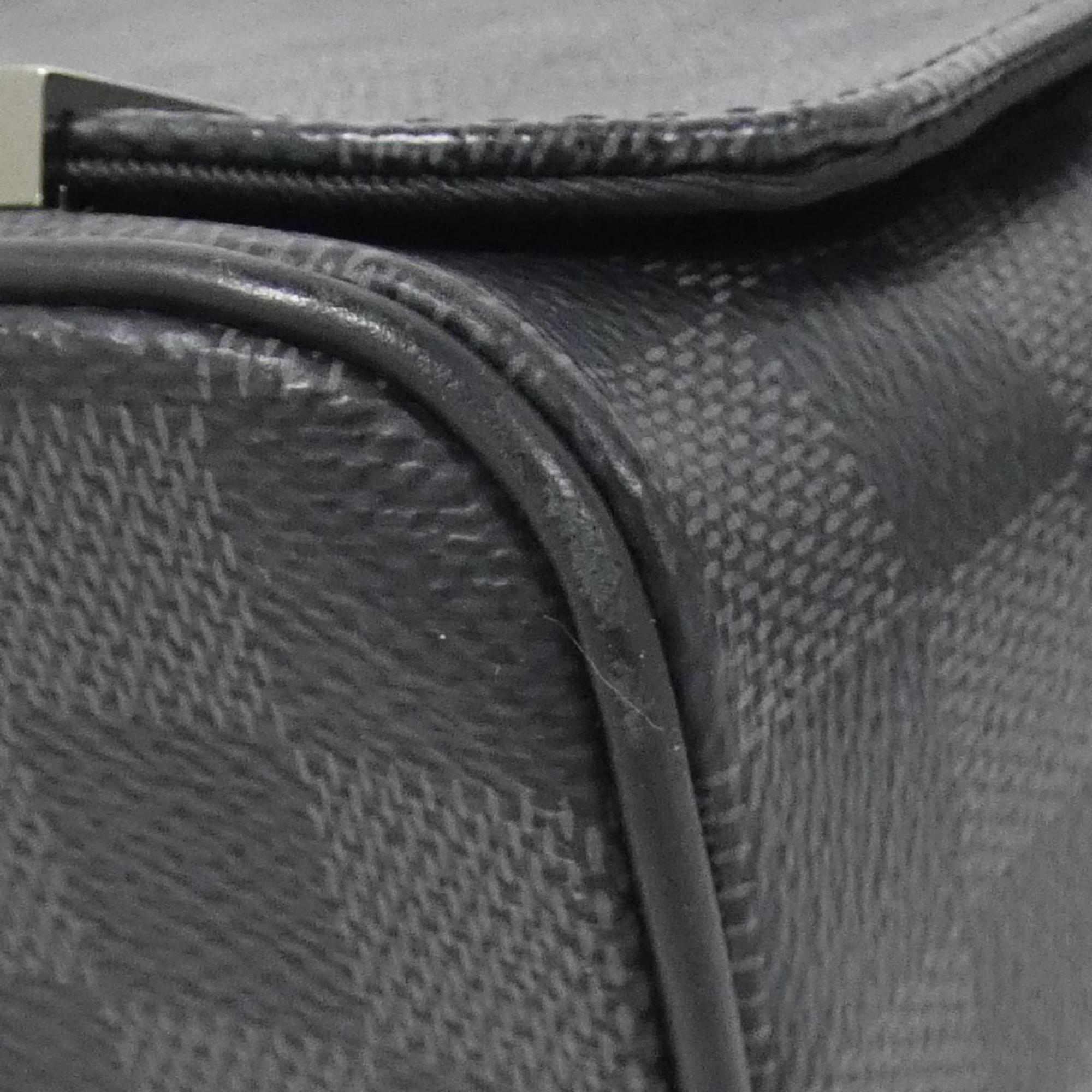 Louis Vuitton Graphite Gray Coated Canvas Shoulder Bag