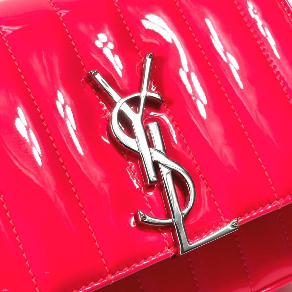 Saint Laurent Pink Leather Shoulder Bag (Pre-Owned)