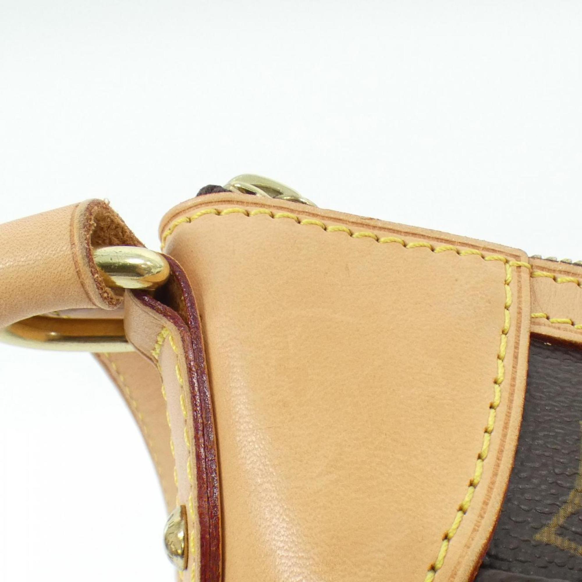 Louis Vuitton Brown Marron Coated Canvas Shoulder Bag