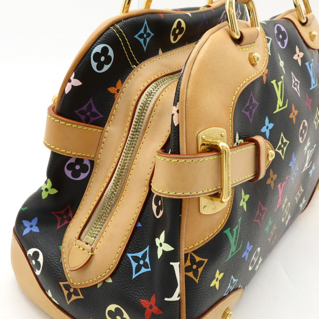 Louis Vuitton Black Multi-Color Noir Pvc Handbag Shoulder Bag