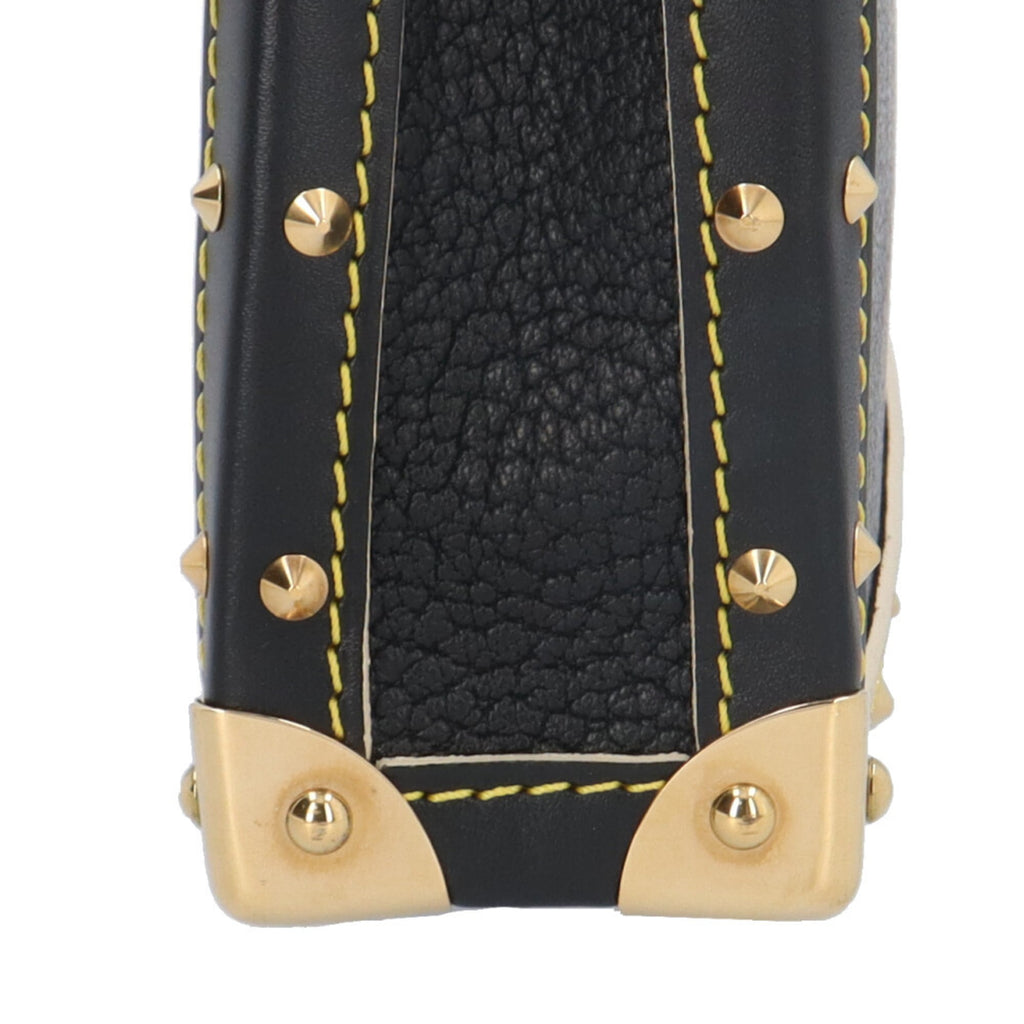 Louis Vuitton Black Leather Shoulder Bag